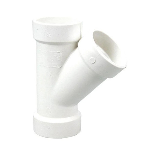 2 in. PVC DWV 45-Degree All Hub Wye