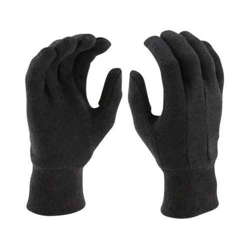 Jersey Gloves - Large - Brown