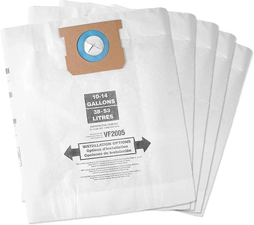 Type F - Shop-Vac® 10-14 Gallon* Disposable Filter Bags