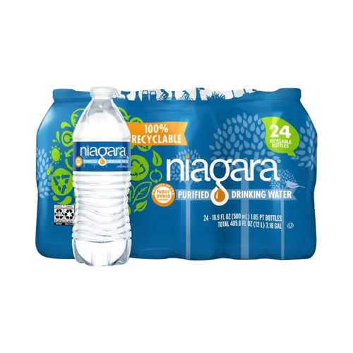 Niagara 500 ml. Purified Drinking Water - (24/Pack)