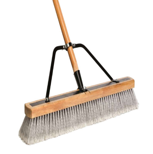 DQB 09936 24 in. W x 64 in. L Gray Poly Contractor Push Broom