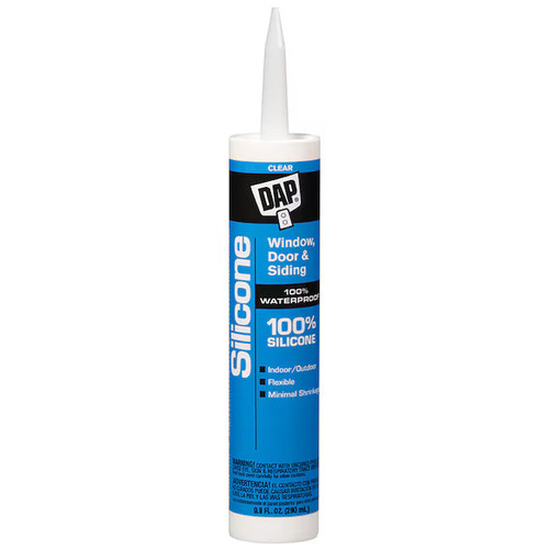 DAP Window and Door Clear Silicone Caulk 9.8-oz