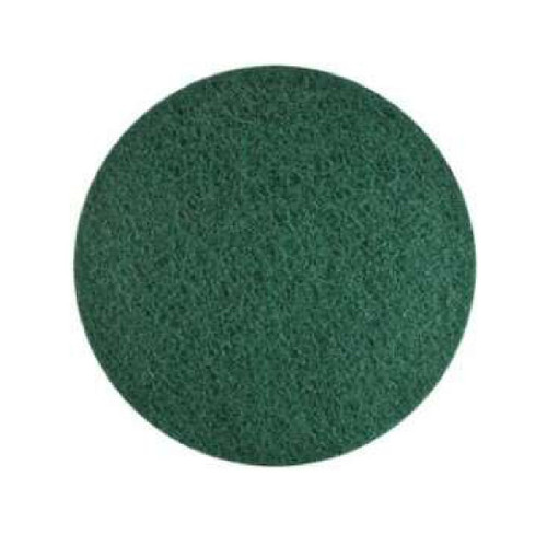 PACOA 54260 16 in. Red Green Heavy Duty Wet Scrubbing Floor Pad