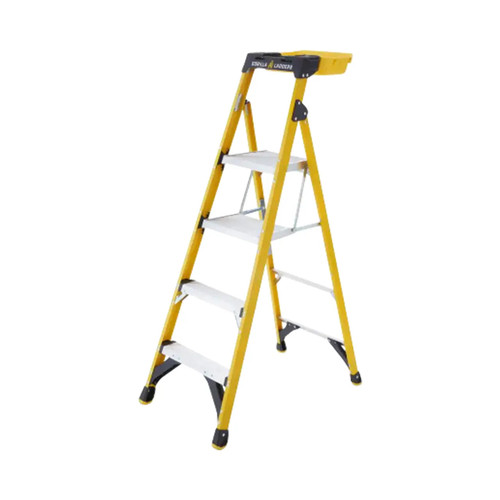 5.5 ft. Fiberglass Dual Platform Step Ladder with 300 lbs. Capacity Type IA Duty Rating