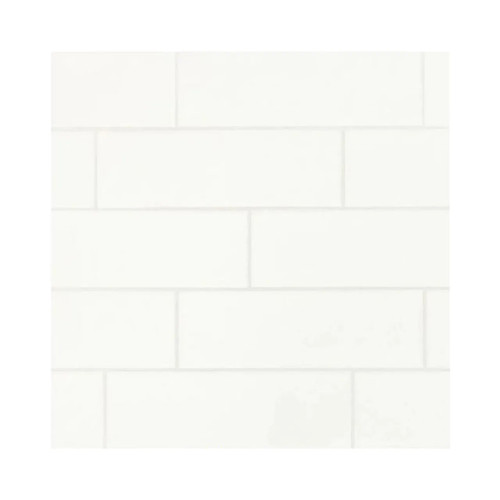 Restore 4 in. x 12 in. Glazed Ceramic Subway Tile (10.64 sq. ft. / case) - Bright White