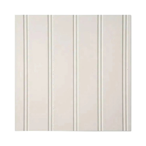 3/16 in. x 48 in. x 96 in. Beadboard White True Bead Panel