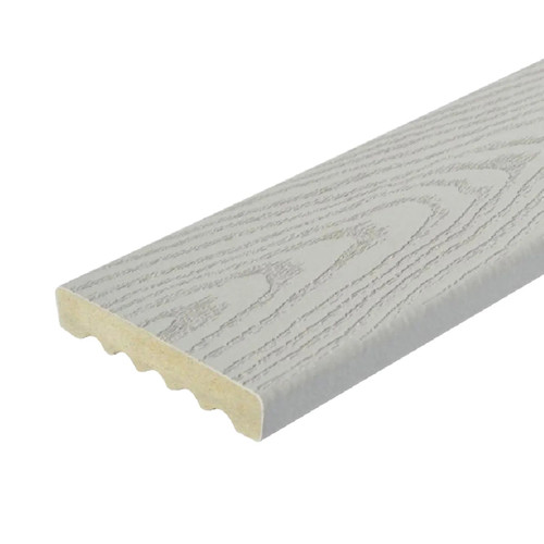 15/16 in. x 5-1/4 in. x 12 ft. Composite Decking Square Edge - Gray