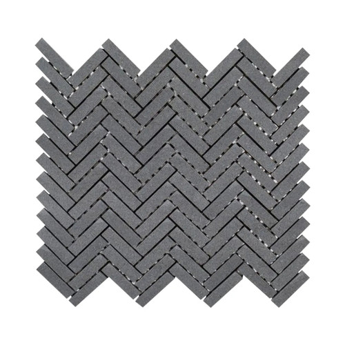 Basalt Herringbone 10 in. x 10.75 in. Wall & Floor Mosaic Tile (0.765 sq. ft./per piece)