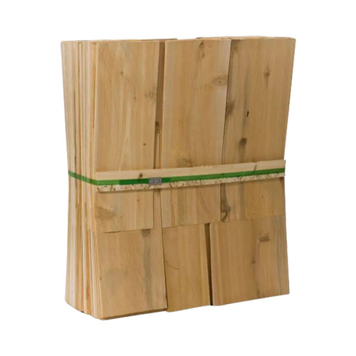 16 in. Natural Eastern White Cedar Wood Grade C 2nd Clear Architectural Shingles (25 sq. ft. per Bundle)