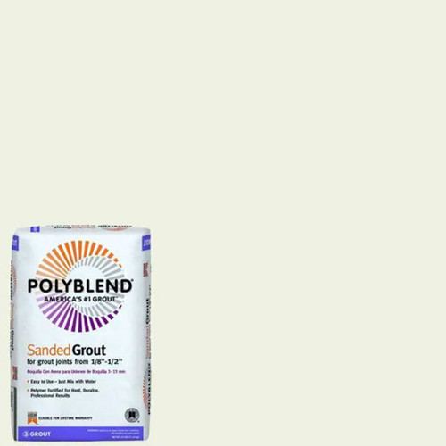 25 lb. Sanded Grout #381 - Bright White