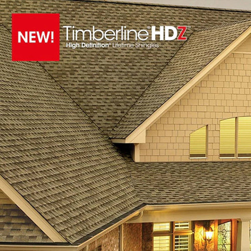 GAF Timberline HDZ 33.33 sq. ft. Per Bundle Laminated High Definition Shingles