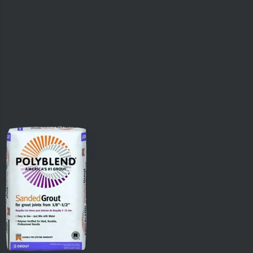 25 lb. Sanded Grout #60 - Charcoal