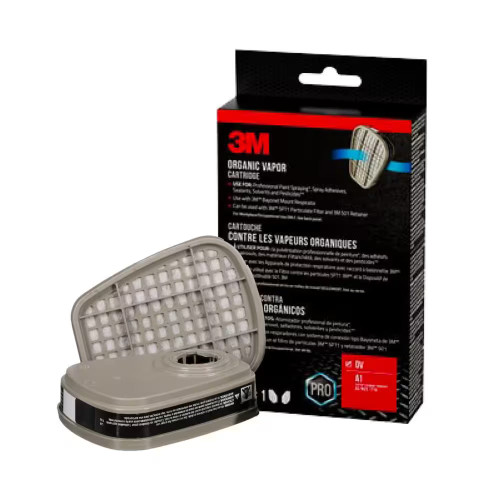 3M OV/A1 Organic Vapor Cartridge,1 Pair