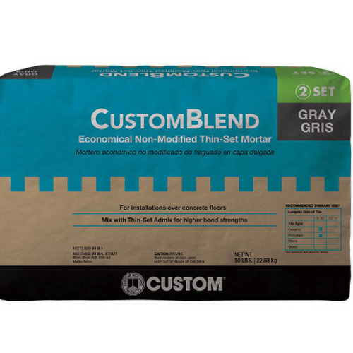 50 lb. Non-Modified Thinset Mortar - Gray