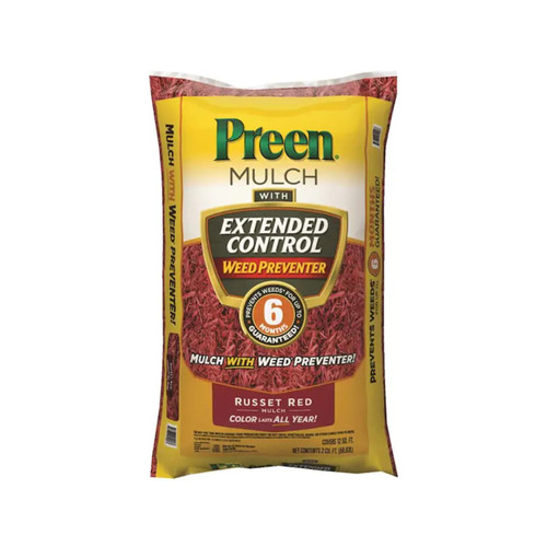 2 cu. ft. Mulch Plus Weed Control - Red