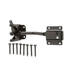 Self-Adjusting Gate Latch - Black