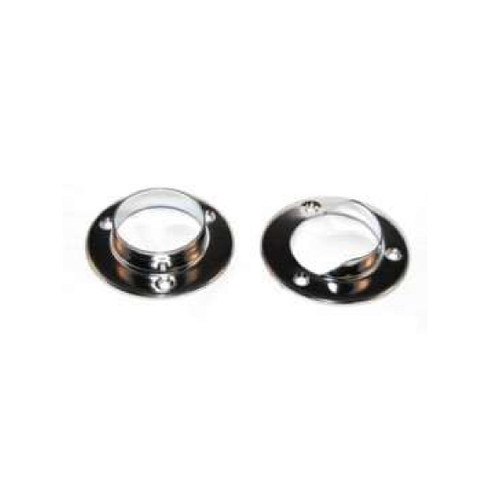 G-FORCE 41007 1-5/16 in. Metal Pole Socket Chrome Finish (1 Pair)