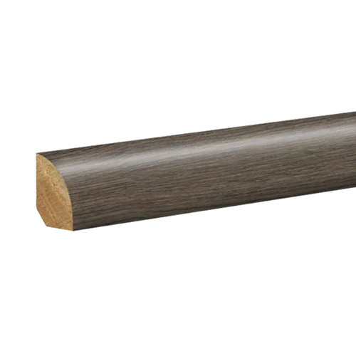 5/8 in. x 3/4 in. x 94-1/2 in. Quarter Round Molding - Charcoal
