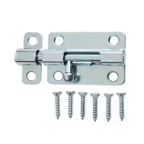 G-FORCE 43015 5 in. Barrel Bolt Zinc Plated Steel