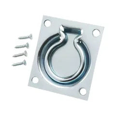 3 in. x 3-1/2 in. Trap Door Ring - Zinc-Plated