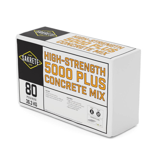 80 lb. 5000 Plus High Strength Concrete Mix