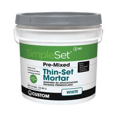 3.5 gal. Pre-Mixed Thin-Set Mortar - White
