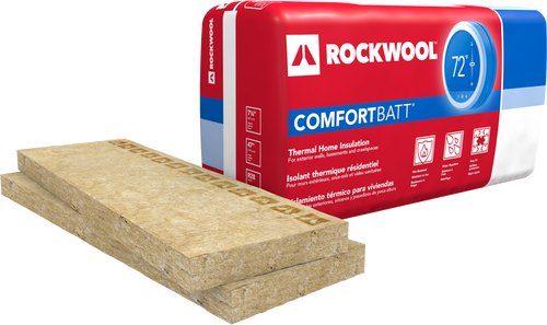 ROCKWOOL RXCB351625 COMFORTBATT R15 3.5 in. X 16-1/4 in. X 48 in. (65 SQFT)
