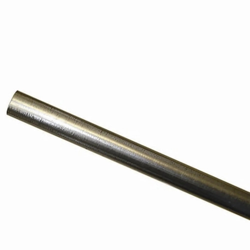 2-3/8 in. x 2-3/8 in. x 8 ft. Steel Chain-Link Fence Terminal Post - Silver Galvanized