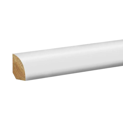 5/8 in. x 3/4 in. x 94-1/2 in. Quarter Round Molding - White