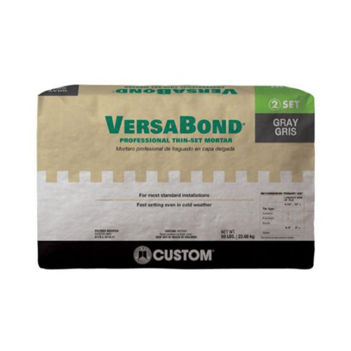 50 lb. VersaBond Fortified Thinset Mortar - Gray