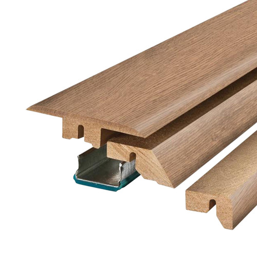 3/4 in. x 2-1/8 in. x 78-3/4 in. Laminate 4 in 1 Molding - Truffle
