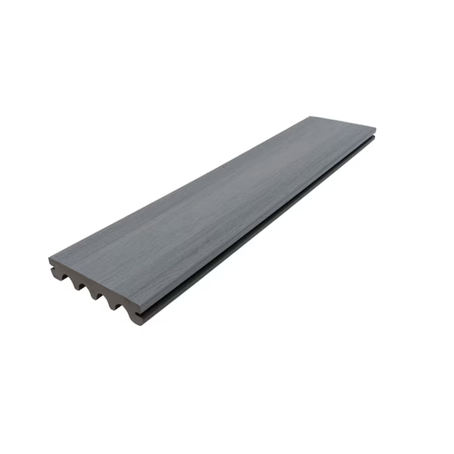 Elevate Multi-Chromatic Alpine Gray 1″ x 5.4″ x 16 ft. Grooved Composite Deck Board