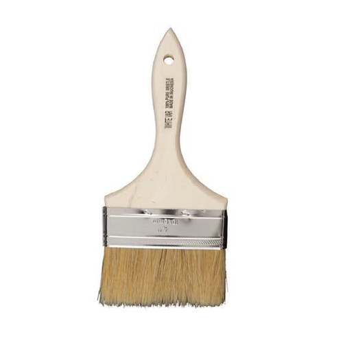 PAINT-FORCE 33040 4 in. White Bristle Chip Brush (Single Thick)