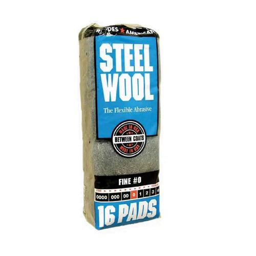 RHODES AMERICAN 16103 Steel Wool Pads, Fine#0 (16PC/Pack)