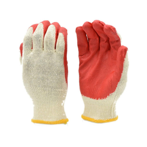 G-FORCE BG-100 Red Coated Knit Work Gloves (10 Pairs)