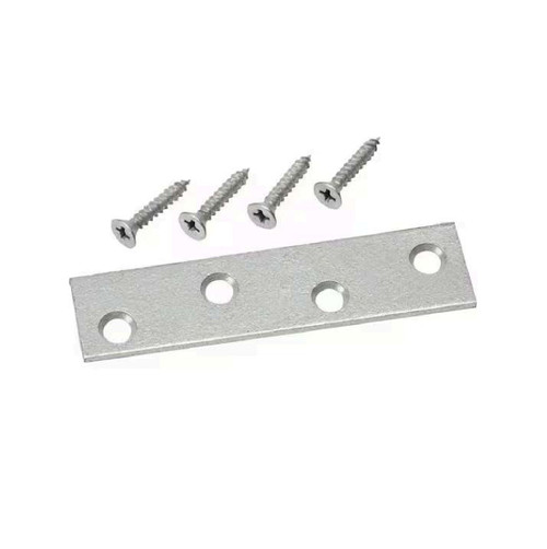 G-FORCE 40512 4 in. Mending Plate Zinc Plated Carded With Screws (4PC/Pack)