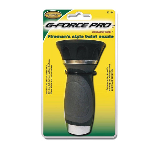 G-FORCE 53134 High Fireman's Style Twisted Hose Nozzle Carded