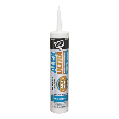 DAP Alex Ultra  White Advanced Anti-Shrink Sealant 10.1-oz.