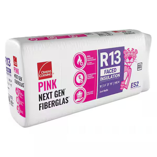 OWENS CORNING OCE52 R13 23 in. x 93 in. Kraft Faced Insulation Batt 149SQ FT
