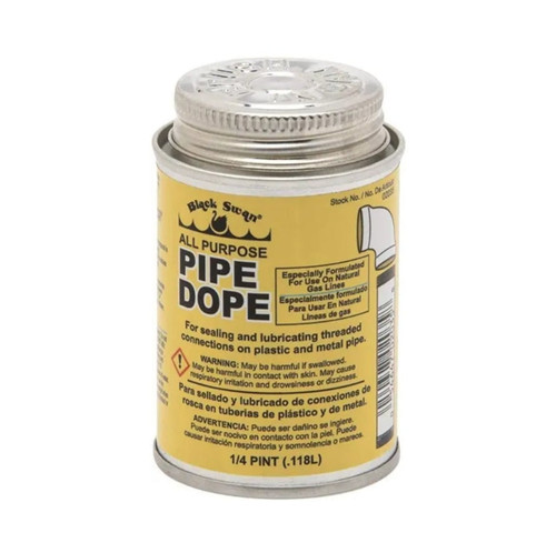 BLACK SWAN 02035 All Purpose Pipe Dope (Yellow), 4 oz.