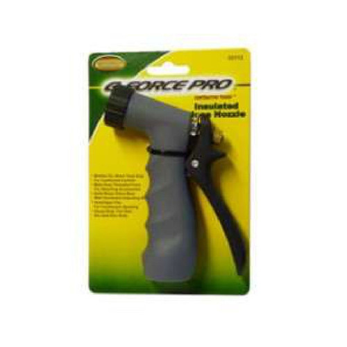 G-FORCE 53112 Pistol Grip Insulated Hose Nozzle Threaded Front & Brass Stem