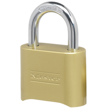 MASTER LOCK 175D Resettable Brass Combination Lock - Die Cast 1 in. Shackle