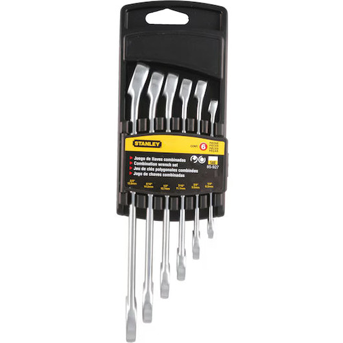 STANLEY 85-927 6-Piece Combination Wrench SAE Set