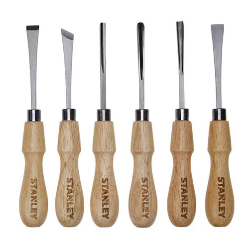 STANLEY STHT16863 Wood Carving 6-Piece Tool Set