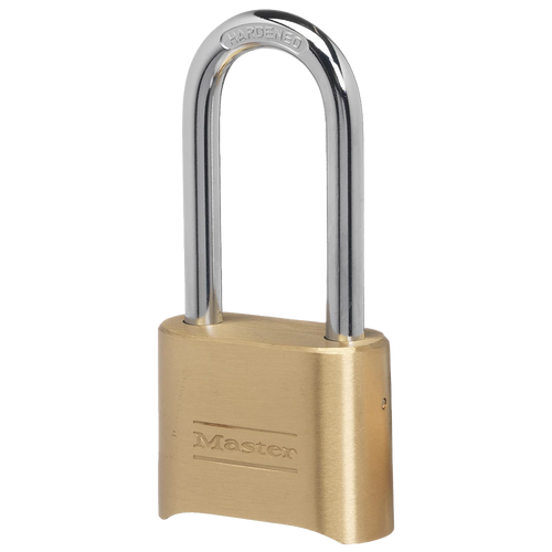 MASTER LOCK 175DLH 2-1/4 in. Long Shackle Resettable Combination Brass Padlock