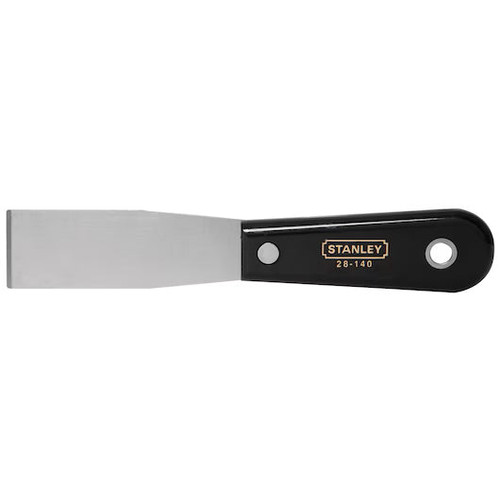 STANLEY 28-140 Nylon Handle Stiff Blade Putty Knife - 1-1/4 in.