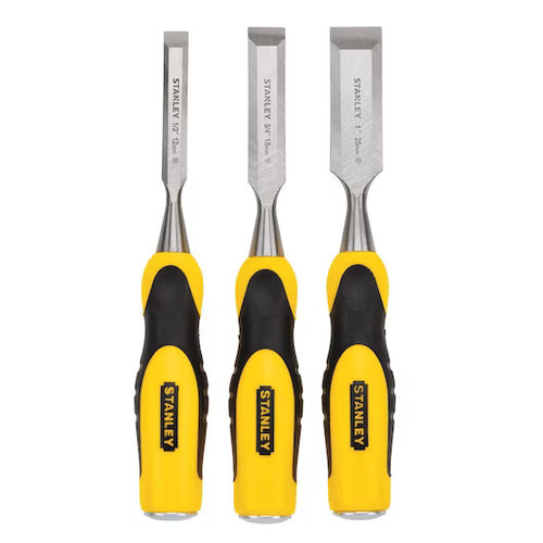 STANLEY 16-300 Wood Chisel 3-Piece Set (1/2 in., 3/4 in., 1 in.)