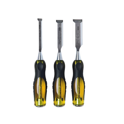 STANLEY 16-970 FATMAX® THRU-TANG Wood Chisel 3-Piece Set (1/2 in., 3/4 in., 1 in.)