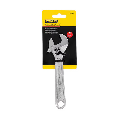 STANLEY 87-367 Adjustable Wrench - 6 in.