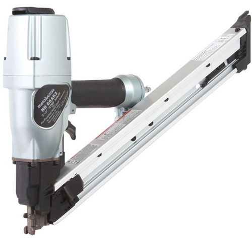 Metabo HPT NR65AK2 | 36 Degree 2-1/2 Inch Strap-Tite® Metal Connector Nailer
